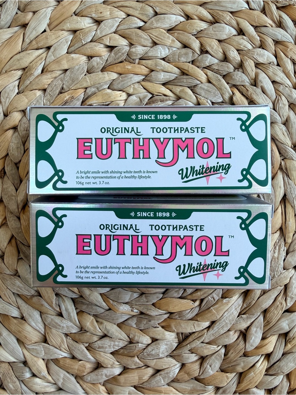 NIB EUTHYMOL Whitening Toothpaste 3.7 oz (2 Pack) – Korean Whitening Toothpaste